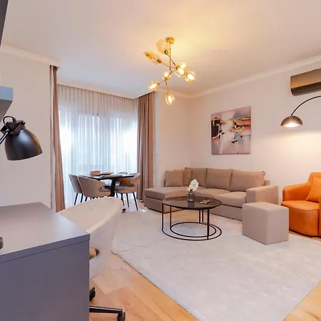 One-bedroom In New Managed - Secure Building With Elevator- 2 Min To Taksim Location Daire *